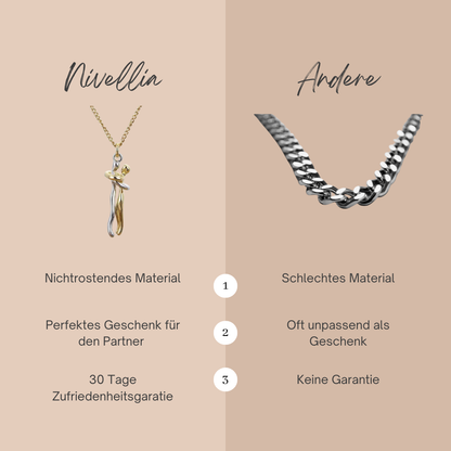Umarmung der Liebe Halskette