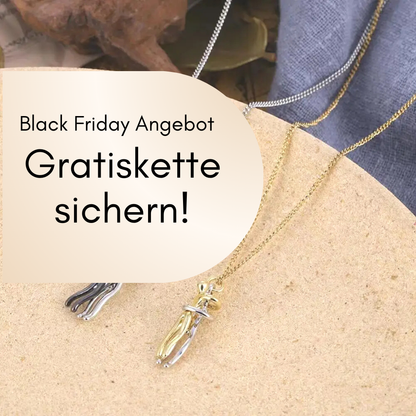 Umarmung der Liebe Halskette