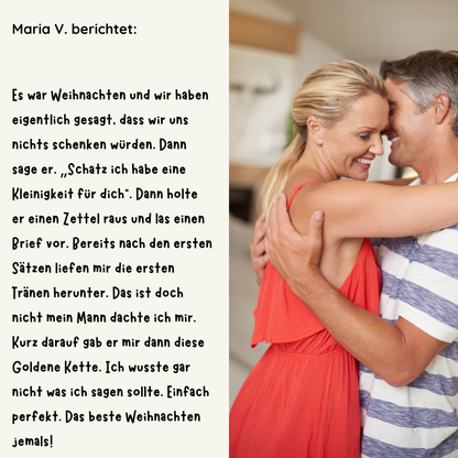 Umarmung der Liebe Halskette